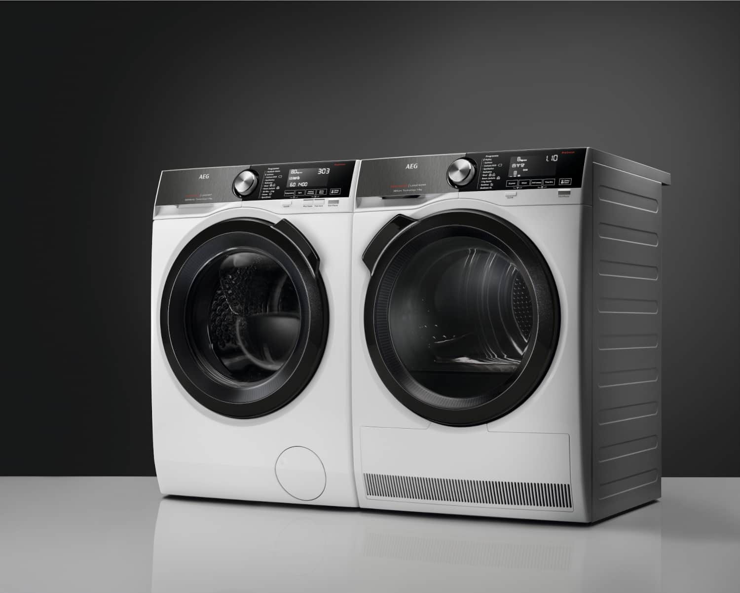 Zur IFA hat AEG eine neue Waschmaschinen- und Wäschetrocknerserie auf den Markt gebracht, die Programmdauer, Wasser- und Energieverbrauch automatisch anpassen.