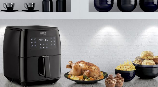 Die neue Heißluftfritteuse AF 600 XL spart jede Menge Zeit und Energie.