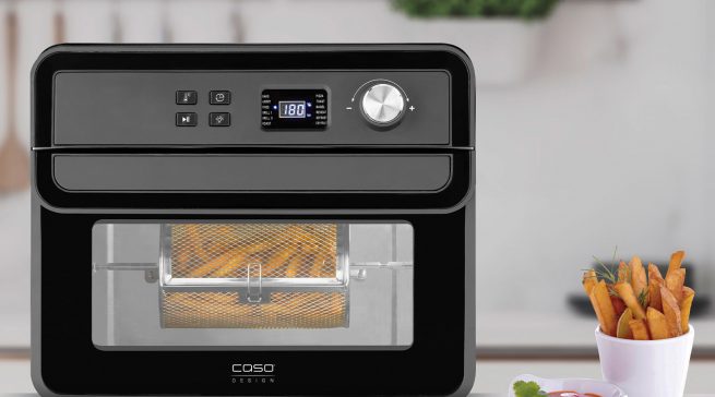 Ob Airfry, Backen, Grillen, Dryfruit oder anderes mehr Der AirFry Chef 1700 von CASO Design ist vielseitug einsetzbar.