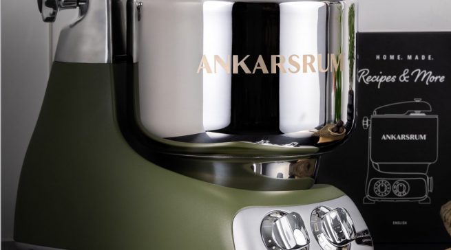 Ankarsrum Küchenmaschine Assistent Original mit Planetenrührwerk.