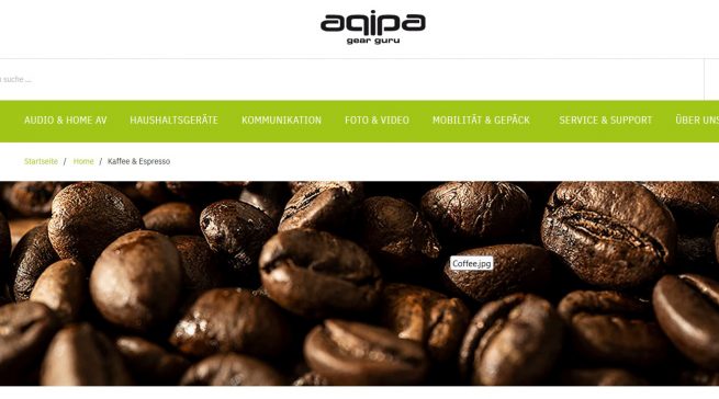 Neu im Angebot von Aqipa: Kaffeeprodukte von Sjöstrand.