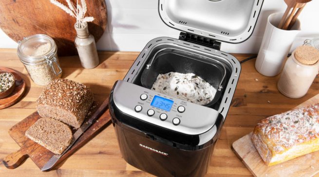 Gastroback Brotbackautomat Pro auch für Teigwaren, Konfitüre, Joghurt, Reiswein-
