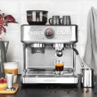Gastroback Espressomaschine Advanced Duo mit 30 Mahlgradeinstellungen.