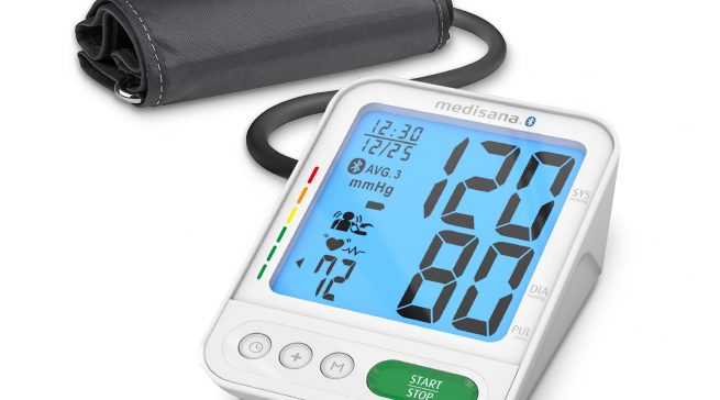 Medisana Blutdruckmessgerät BU 584 connect mit Bluetooth Datenübertragung.