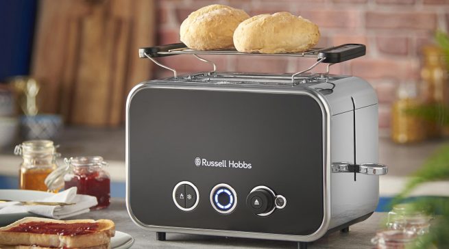 Russell Hobbs Toaster mit 6 Bräunungsstufen.