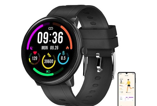 newgen medicals Fitness-Smartwatch SW-460 für 20 Sportarten.