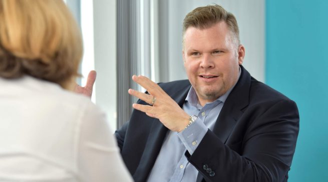 Andreas Topp, als Director Business Development bei D&G zuständig für die Märkte in Deutschland und Österreich, im Gespräch mit infoboard.de. Fotos: D&G