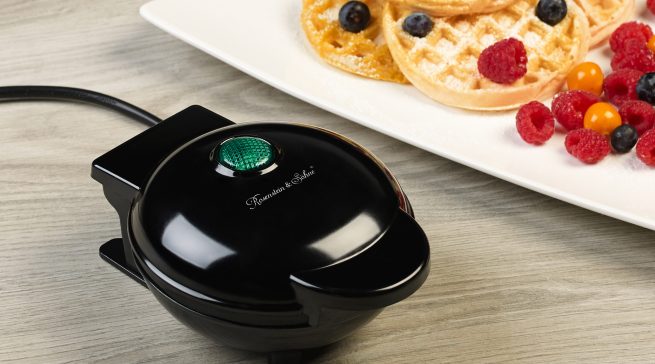 Rosenstein & Söhne Mini-Waffeleisen für Belgische Waffeln.