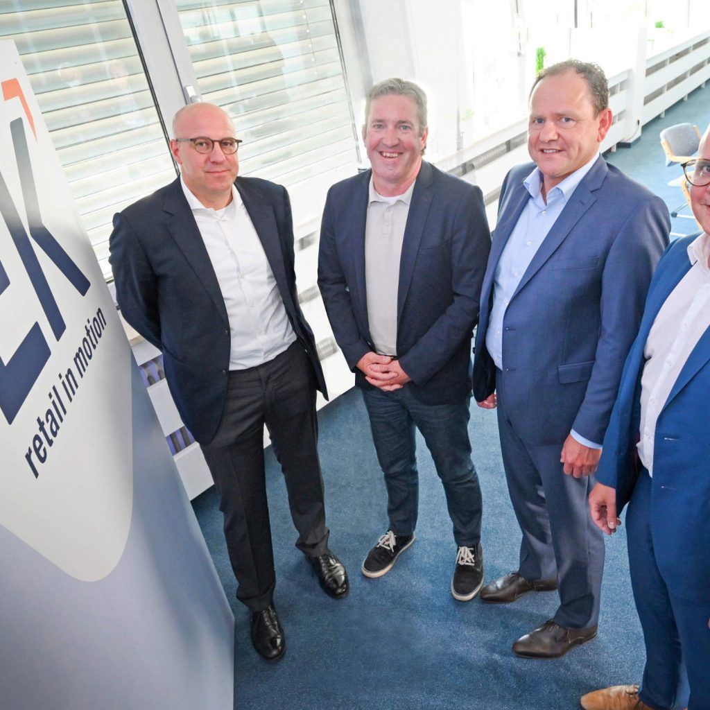 Das Führungsgremium von EK Retail (v.l.n.r.): CEO Martin Richrath, CFO Frank Duijst, CRO Gertjo Janssen und CRO Jochen Pohle.