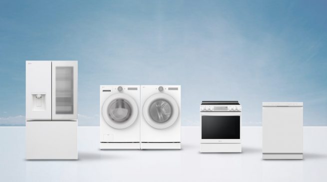 LG stellte auf der CES eine neue Serie von Hausgeräten mit zeitlosem, minimalistischem Design vor.