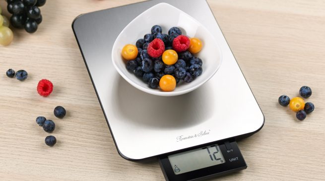 Rosenstein & Söhne Küchenwaage mit 10 kg Traglast.