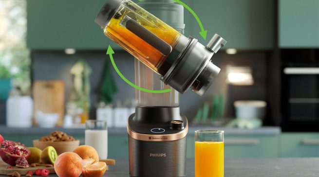 Philips Blender Flip&Juice HR3770/00 mit Flip&Juice Technologie.