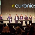 Bisweilen kontrovers: Euronics im Dialog mit der Industrie. Fotos: Euronics, G. Wagner, M. Machan