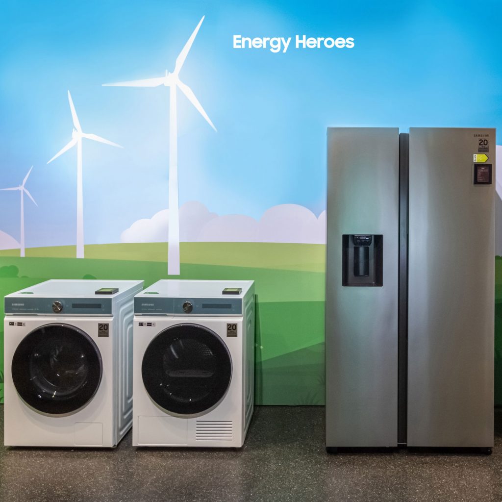 Bessere Energieeffizienzklassen: Die neuen Hausgeräte Heros aus dem Line-up von Samsung. Foto: https://nikita-kulikov.de