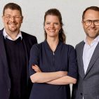 Ein Trio für die Einrichtungsbranche (v.l.n.r.): Kirk Mangels, Yvonne Deters und Florian Goos.