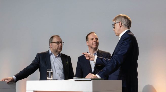 Der Vorwerk-Vorstand geht mit breiten Schultern und Optimismus in die kommenden Monate. Fotos: Vorwerk