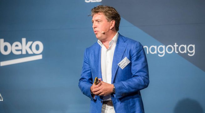 Pieter Zwart, CEO von Coolblue, stellte seine Pläne für die weitere Expansion von Coolblue in Deutschland vor.