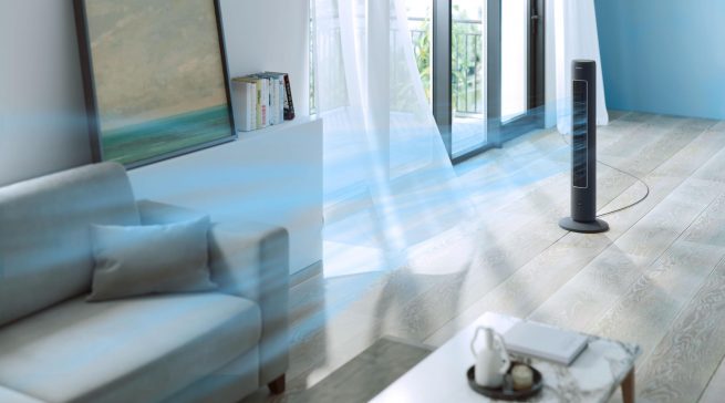 Philips Turmventilator 5000 Series mit 3 Geschwindigkeiten.