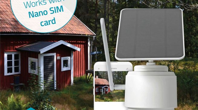 Sicherheit ohne Stromanschluss: Nedis SmartLife Außenkamera.