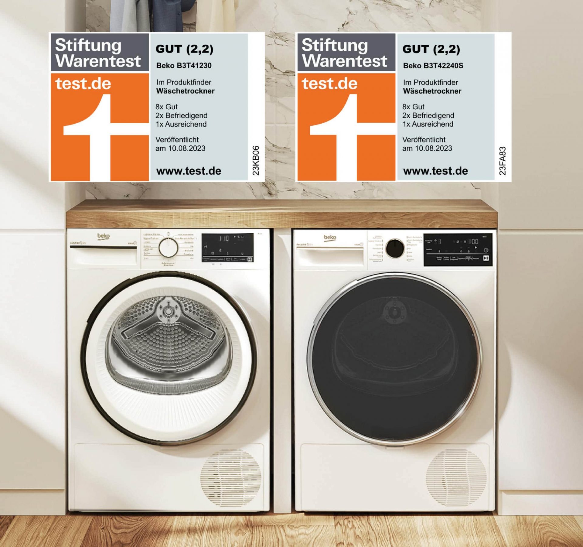 Aspares Wäschetrockner Rolle - Ersatzteil Für Beko Trockner, 2 Stück