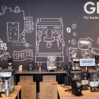Graef zeigt Präsenz in der Frankfurter „Kaffeewelt“.