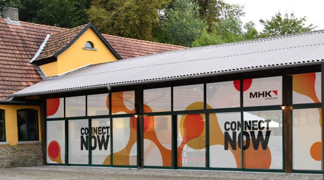 Motto der MHK-Group auf Gut Böckel: „Connect now“.