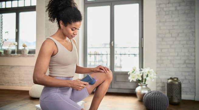 Nach dem Workout kommt die entspannende, kühlende Funktion wie gerufen.
