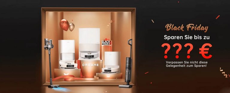 Dreame Black Friday-Rabatte auf innovative Haushaltsgeräte