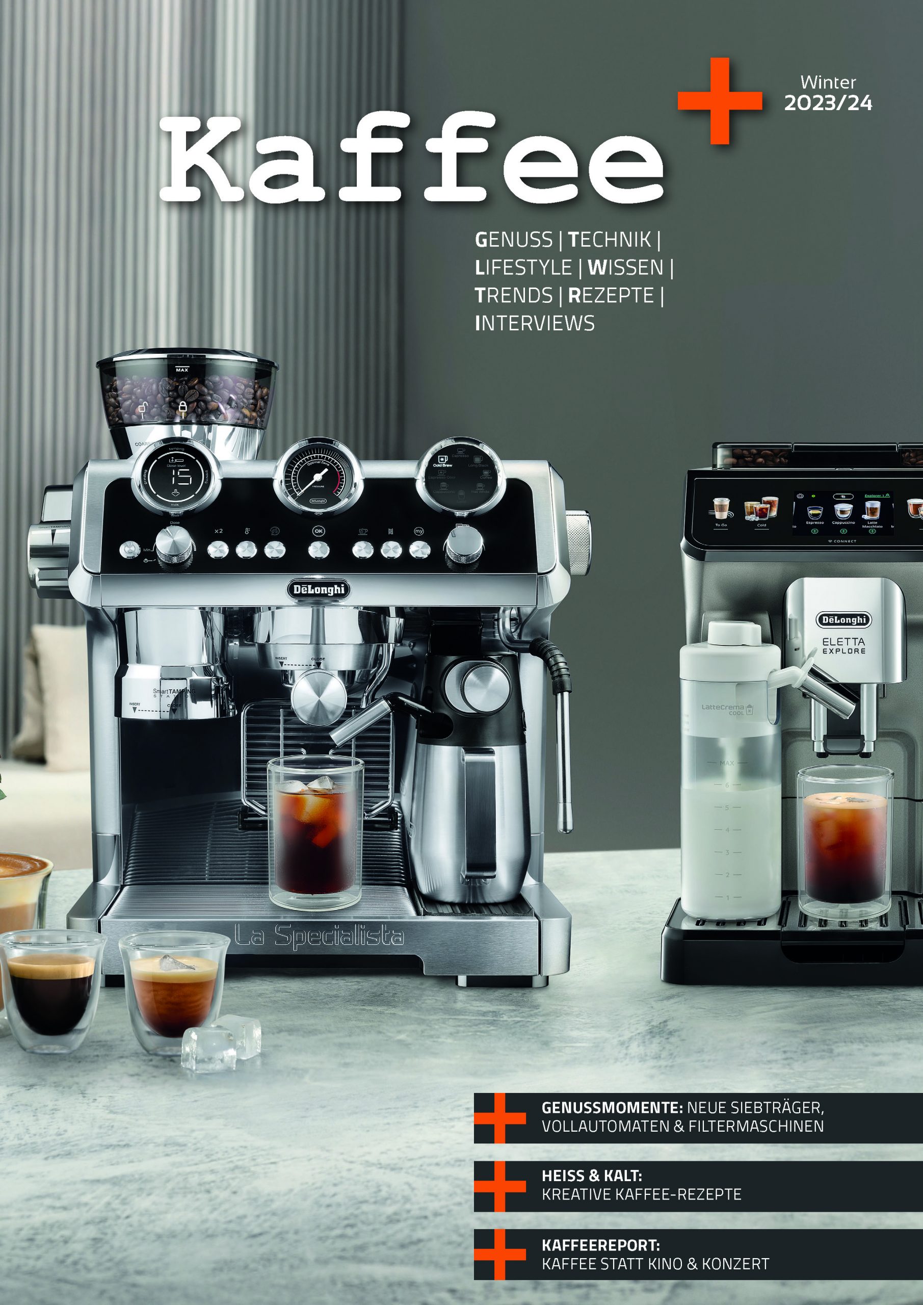 Kaffee+ Ausgabe Winter 2023/24 Titelseite