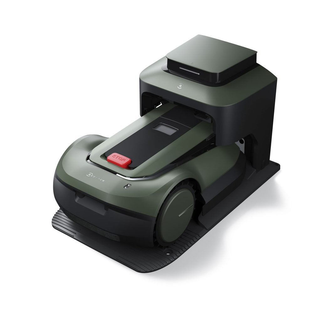 Auch neu: Der Mähroboter Goat GX 600 mit Hindernisvermeidung und intelligenter Navigation.