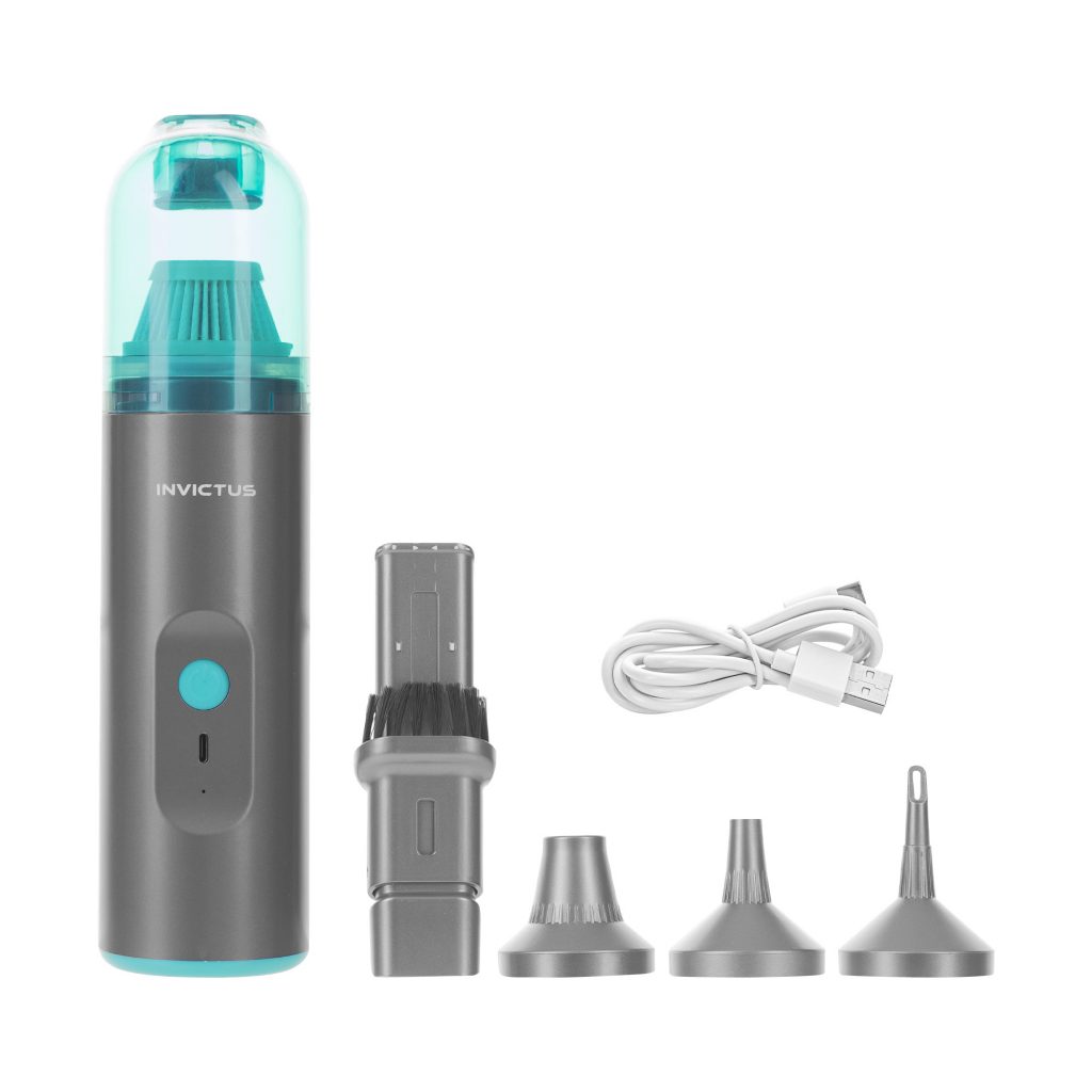 Der Genius INVICTUS ONE HOME mit Zubehör.