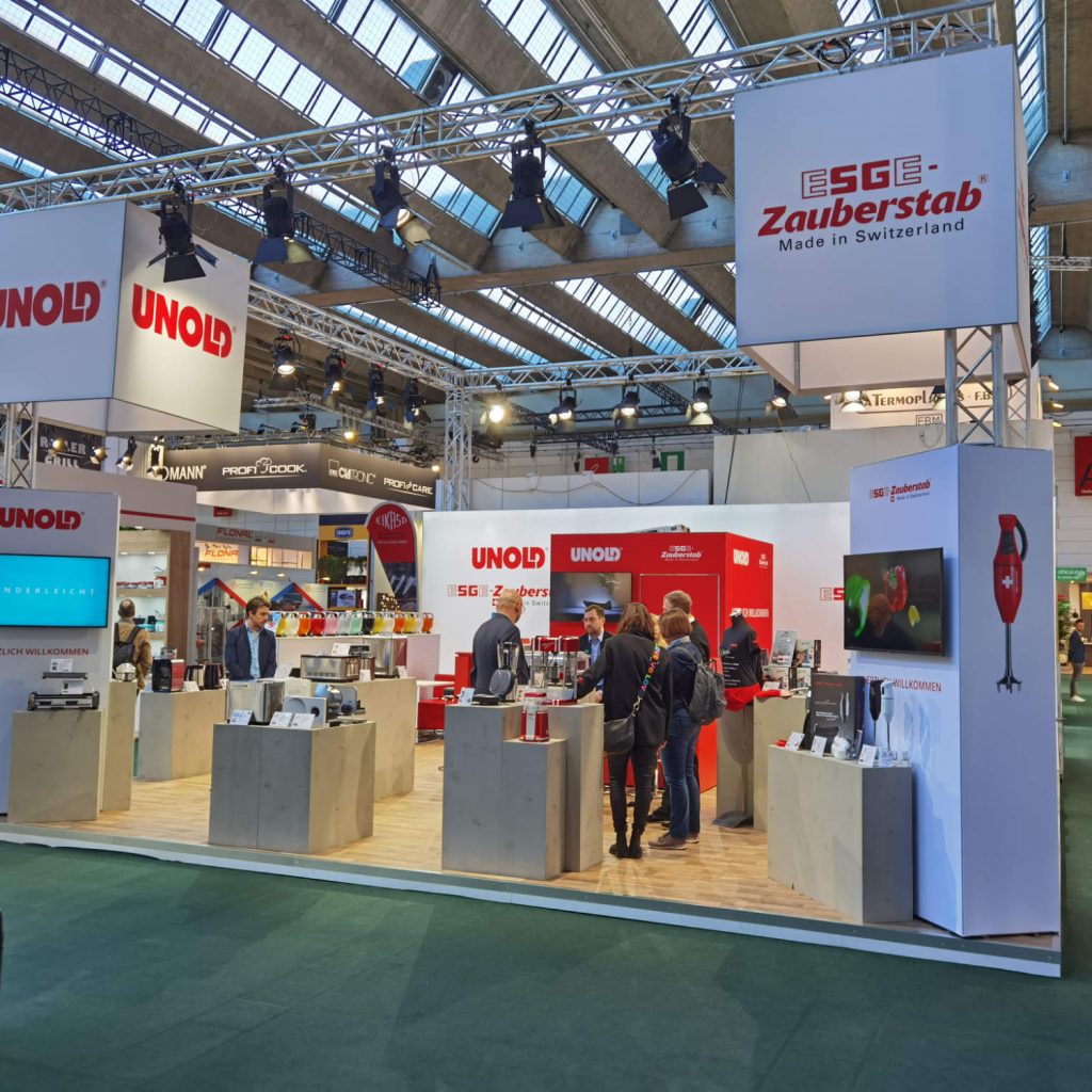 Auch Unold zeigte im vergangenen Jahr auf der Ambiente Flagge.