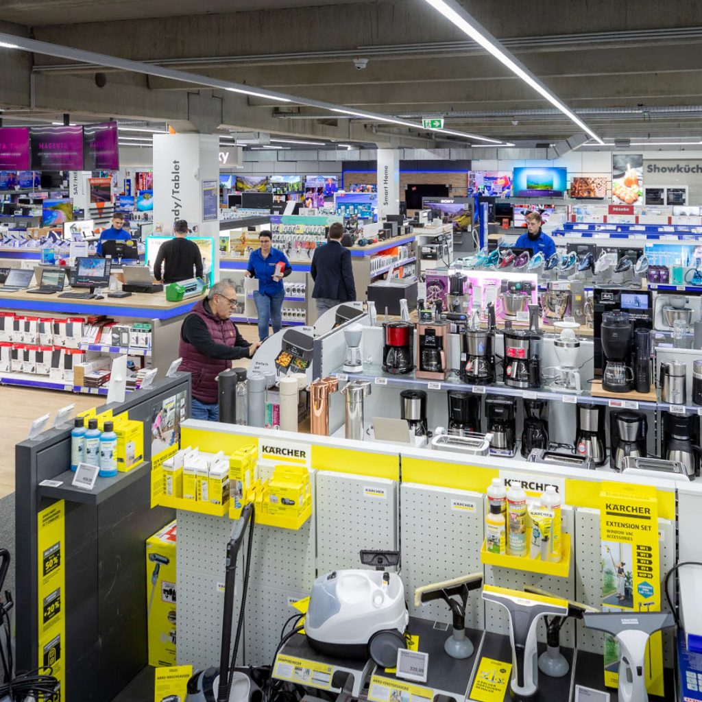 Von Bodenpflege bis Kaffee: Ein starker Auftritt für die Elektrokleingeräte.