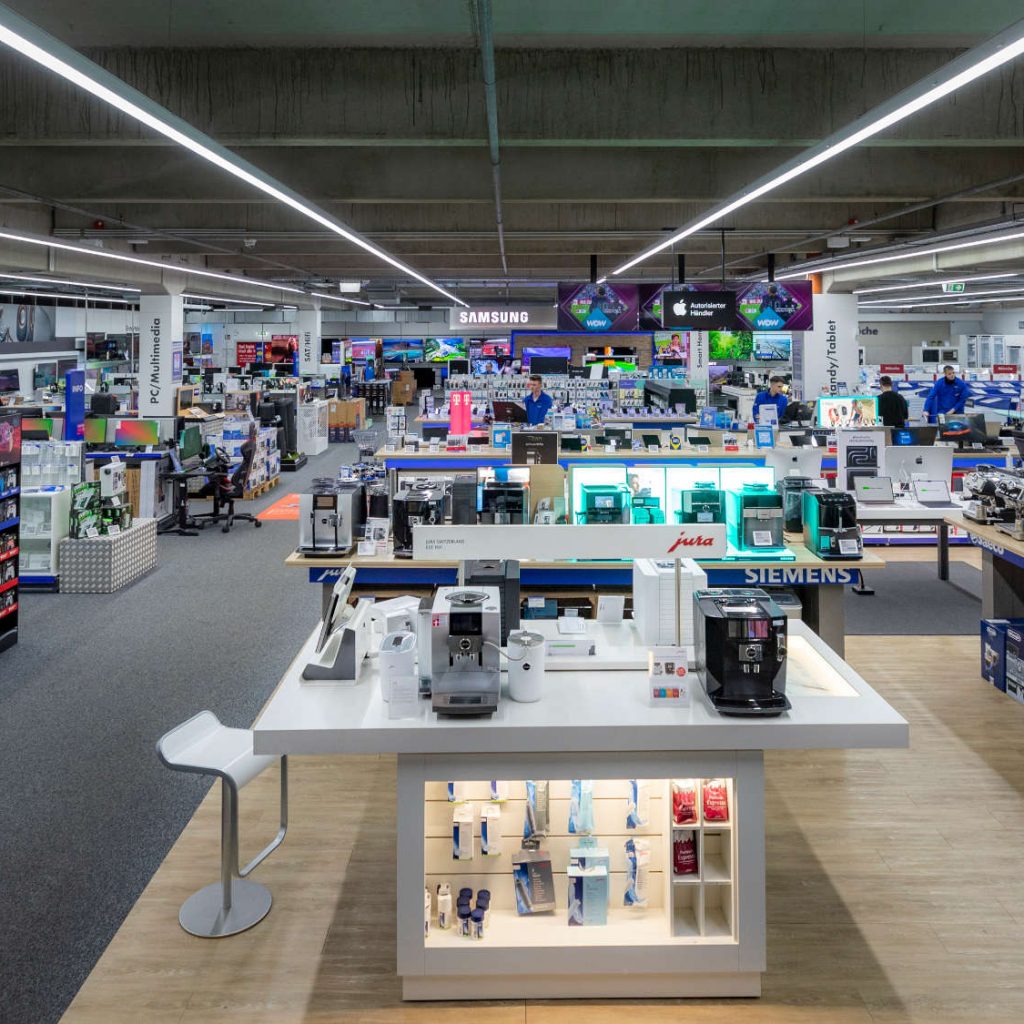 Auf rund 1.000 Quadratmetern bietet Euronics XXL Lüdinghausen ein attraktives Einkaufserlebnis.