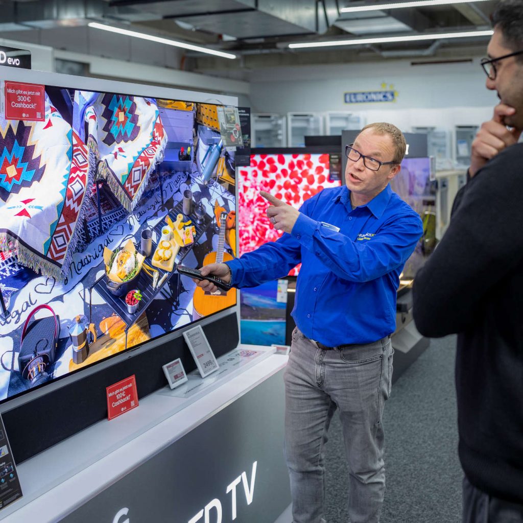 Ob hochwertige Fernseher oder Genussverstärker für die Küche: Euronics XXL Lüdinghausen versteht sich als Problemlöser für seine Kunden.