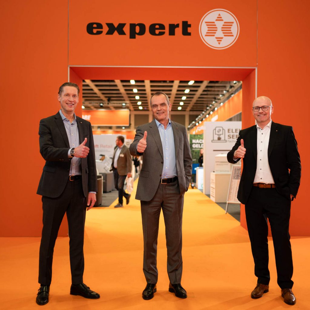 Der Vorstand der expert SE (v.l.n.r.): Michael Grandin, Dr. Stefan Müller und Christoph Komor.