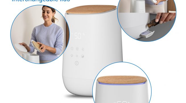 Medisana Luftbefeuchter AH 680 mit Wellnesslicht.
