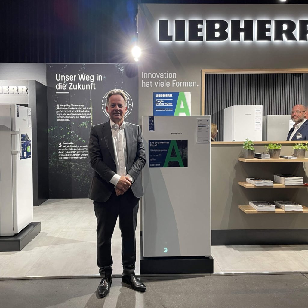 Hatte ein Heimspiel: Michael Haiminger, Head of Sales Business Area Deutschland bei Liebherr.