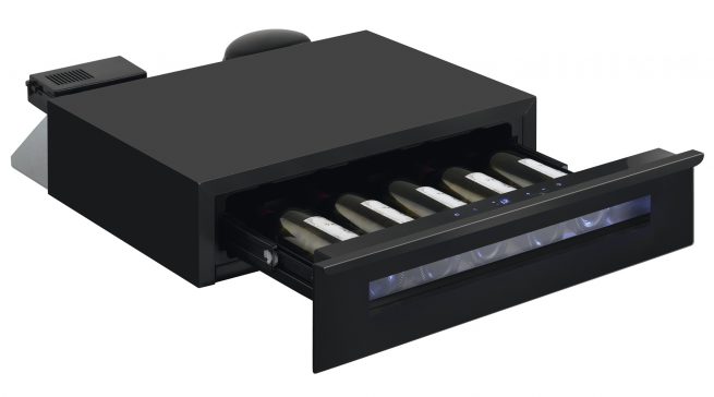 Amica Weinschublade WK 341 400 S für 5 Bordeauxflaschen.