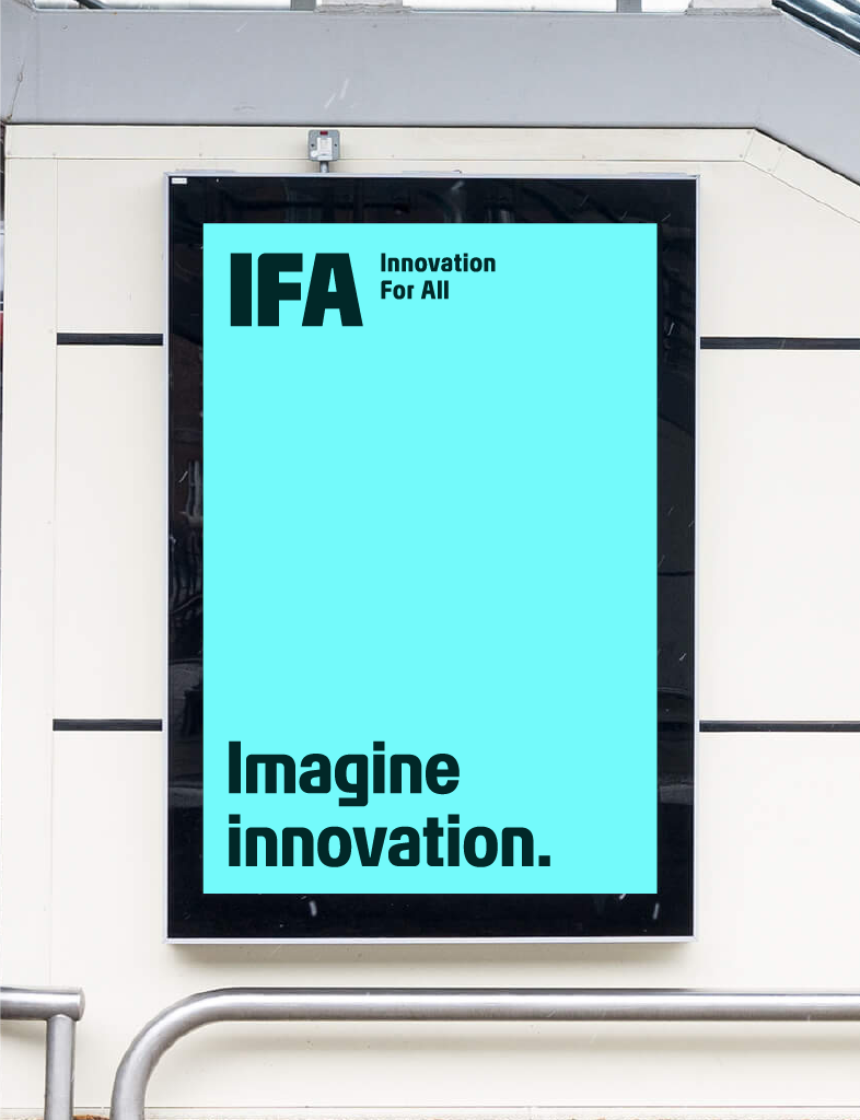 Beim Briefing wurde darauf geachtet, dass das Rebranding auf die Herkunft der Marke IFA einzahlt, sie gleichzeitig aber auch in die Zukunft tragen kann.