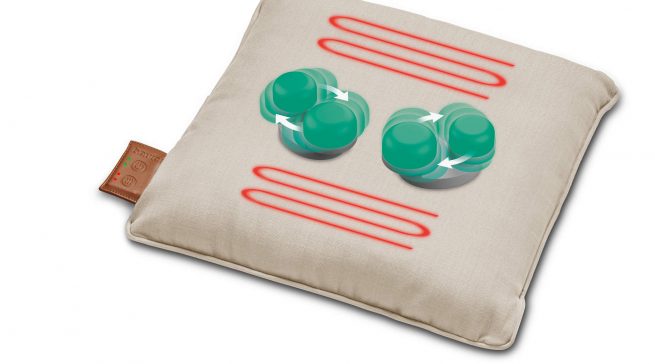 Ausgezeichnete Massage: Massagekissen MG 139 von Beurer.