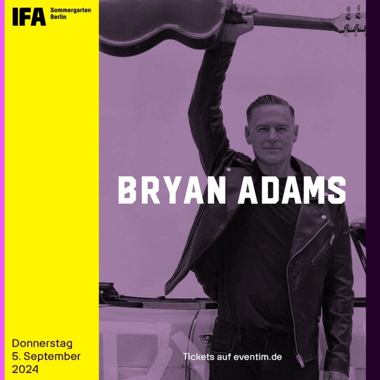 Bryan Adams eröffnet das Jubiläum der IFA mit einem Konzert im Berliner Sommergarten