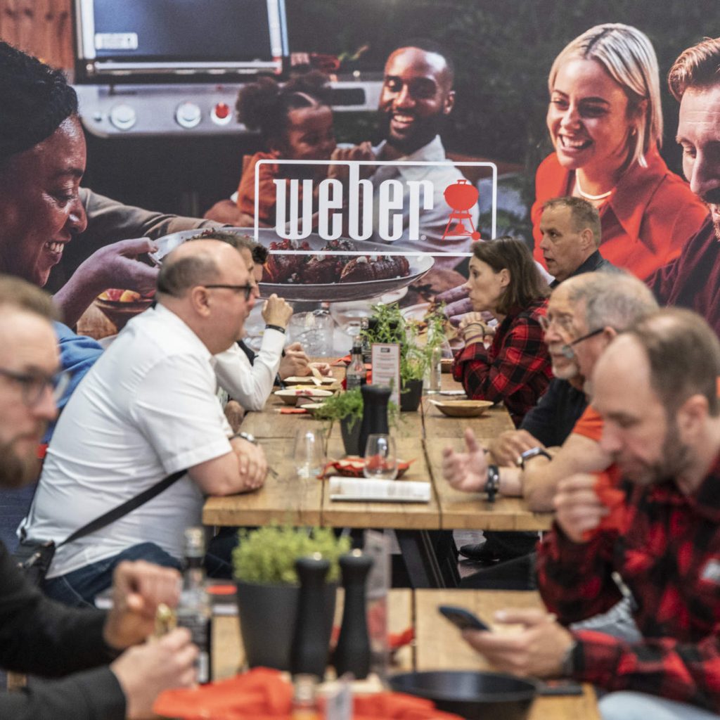 Drinnen indes wurde bei Weber gastfreundschaft par excellence zelebriert.