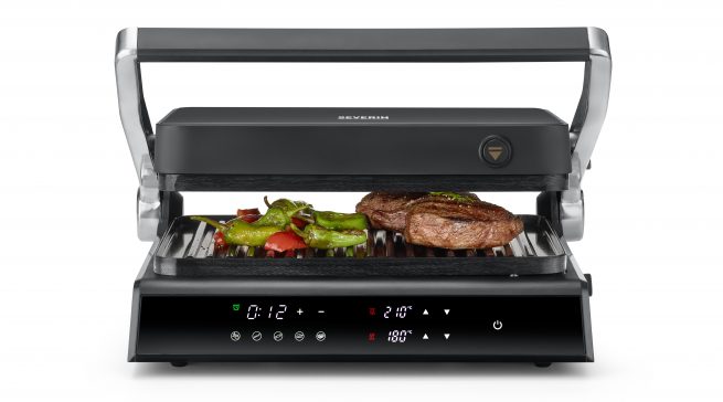 Severin Grill Sevini Comfort KG2399 mit Automatikprogrammen.