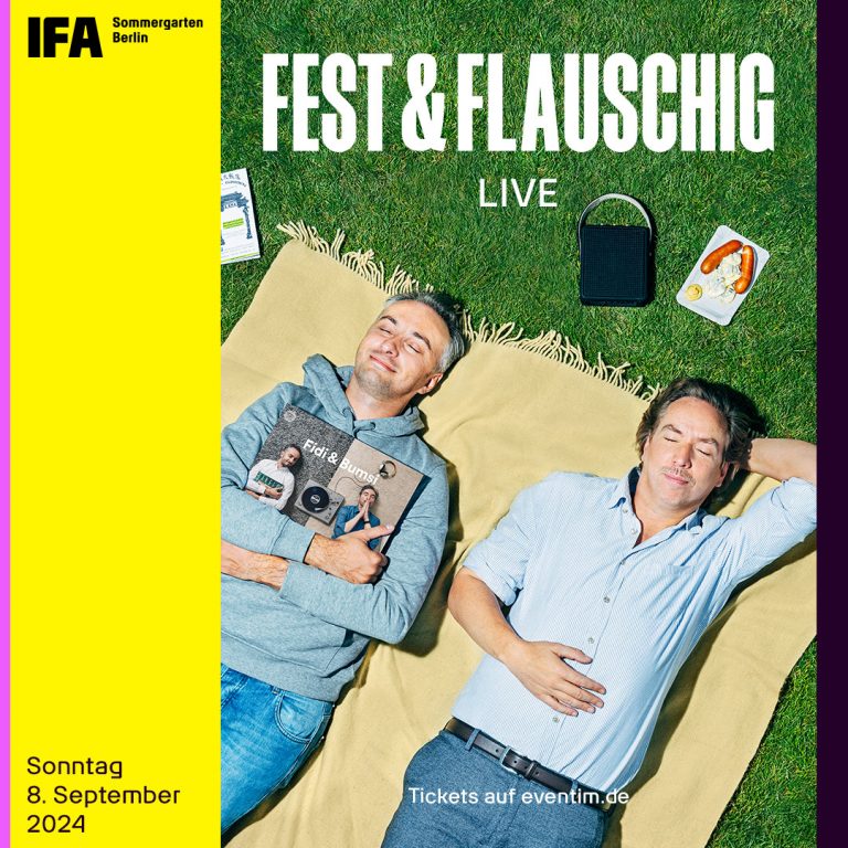 IFA Sommergarten: Live-Event mit „Fest & Flauschig”