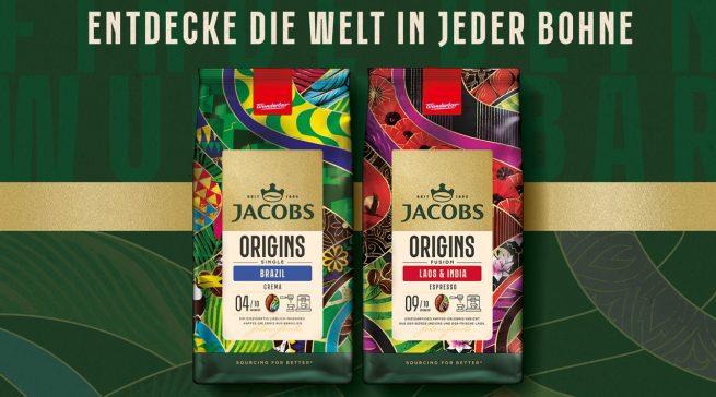 Gemeinsamer Auftritt: Versuni & Jacobs präsentieren Origins Bohnen.