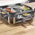 Severin Raclette Sevento Smokeless mit Downdraft-System.