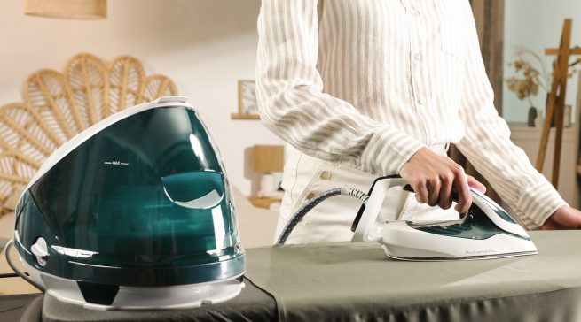 Tefal Dampfbügelstation Pro Express Eco für jede Stoffart.