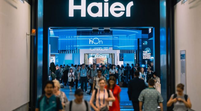 Willkommen bei Haier auf der IFA. Fotos: Haier, IFA Management, G. Wagner