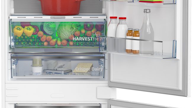 Beko Einbau-Kühl- /Gefrierkombination BCNE400E50SHN1 mit HarvestFresh.